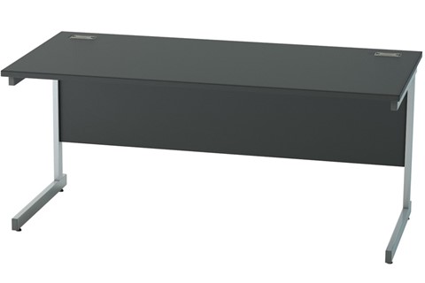 Nene Black Rectangular Cantilever Desk - 800mm  x 800mm