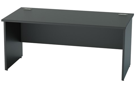 Nene Black Rectangular Panel Leg Desk - 800mm x 800mm