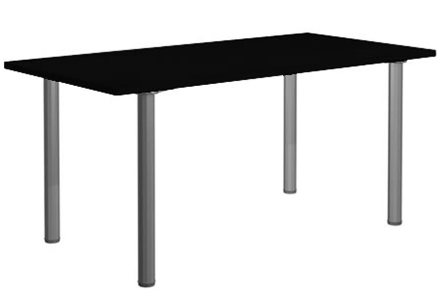 View Black Rectangular Office Conference Table 3 Size Options Nene information