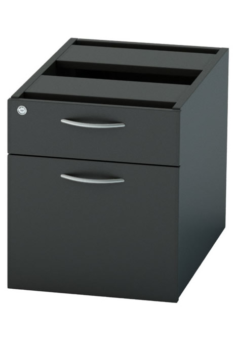 View Black Fixed Desk Office Pedestal Lockable 2 Or 3 Drawer Nene information