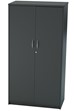 Nene Black Two Door Locking Cupboard