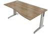 Domino Wave Cantilever Desk