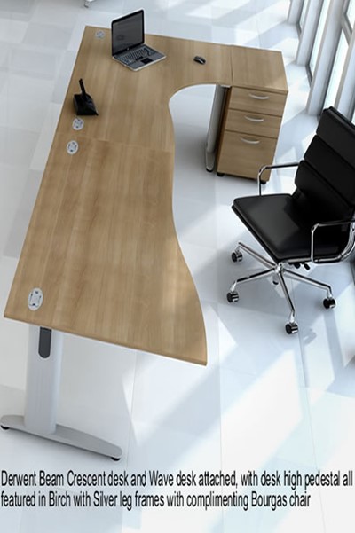 Universal Desk High Pedestal