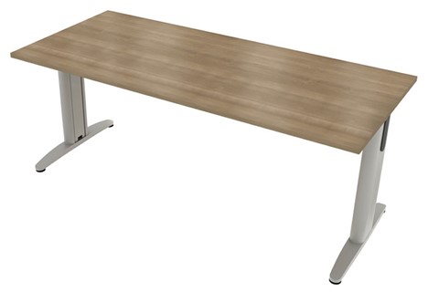 Domino Beam Meeting Table - 1800mm Birch Silver 