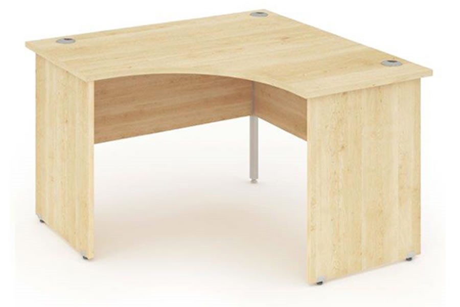 Maple Corner Desk Panel Leg 1200mm x 1200mm Solar