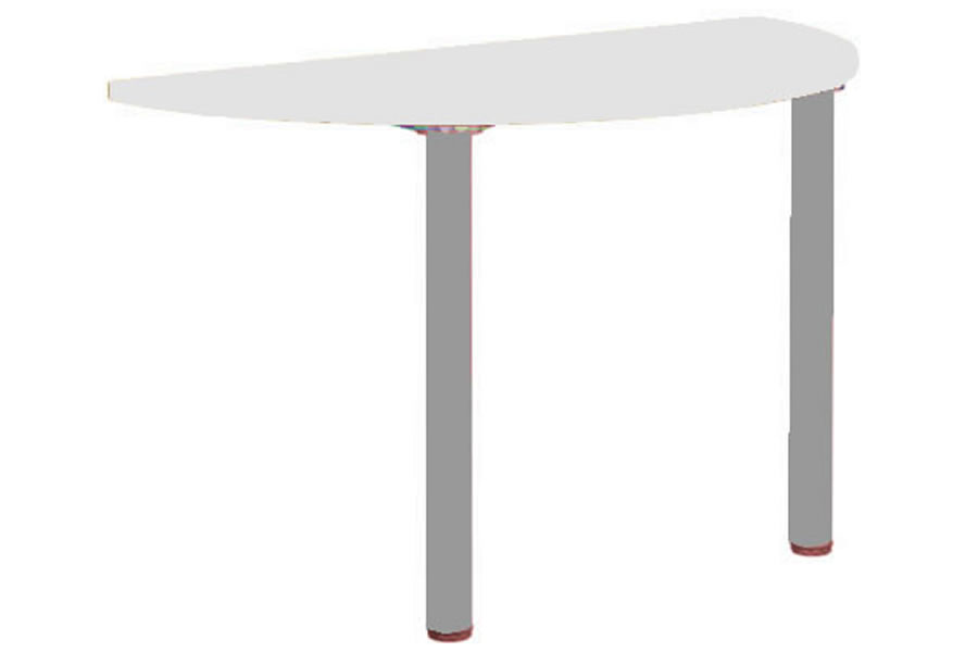 View White 1600mm Arc Meeting Point Extension Table Avon information
