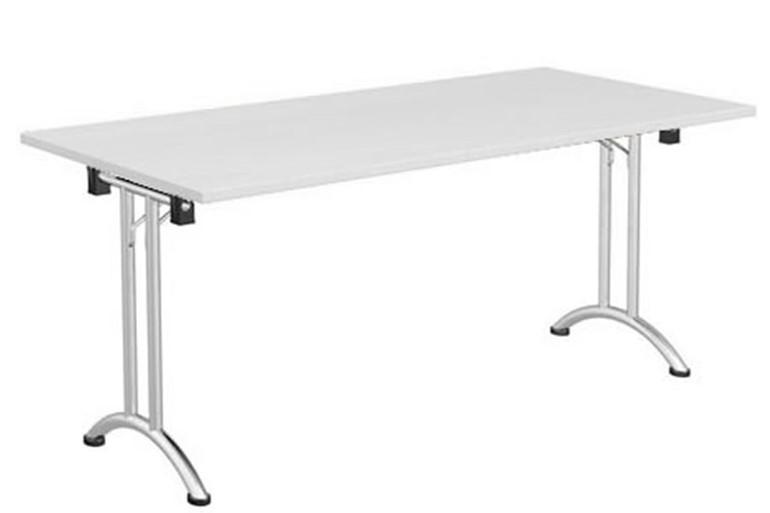 Avon White Folding Rectangular Table