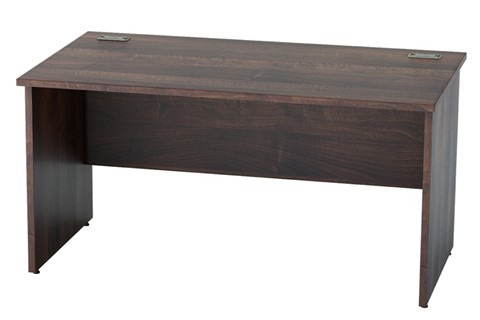 Harmony Walnut Rectangular Panel Leg Desk - 800mm x 800mm