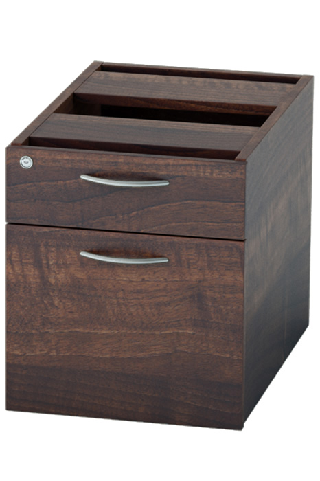 View Walnut Fixed Pedestal 2 or 3 Drawers Harmony information