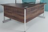 Harmony Walnut Desk High Cupboard