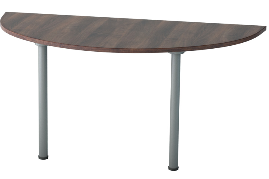 View Walnut 1600mm Arc Meeting Point Extension Table Harmony information