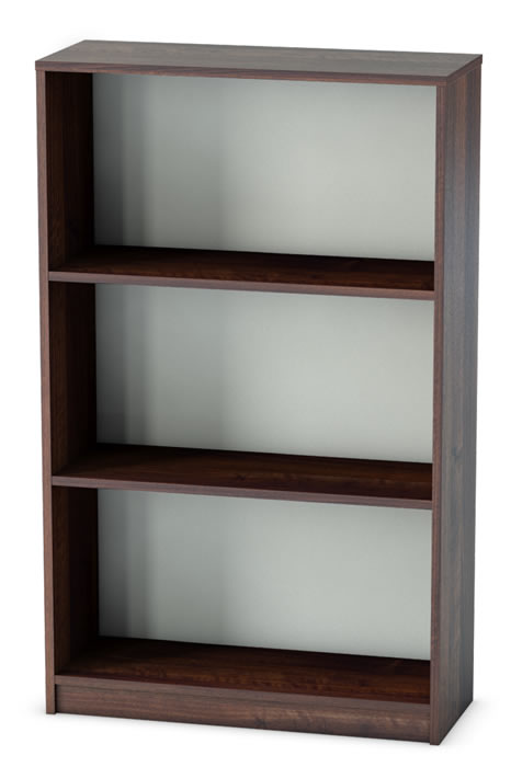 View Walnut Open Bookcase With Adjustable Shelves 1264mm High information