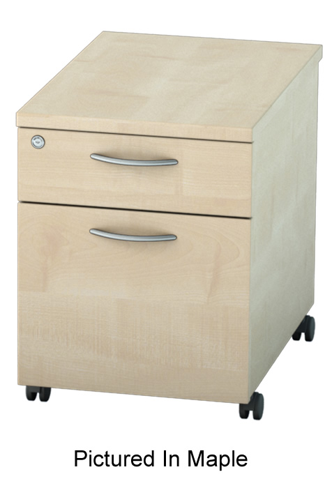 View Thames Mobile Two Drawer Pedestal Maple information
