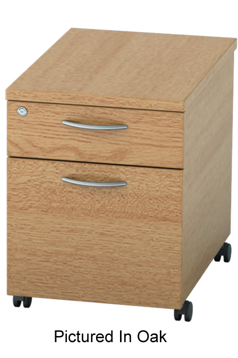 View Thames Mobile Two Drawer Pedestal Light Oak information