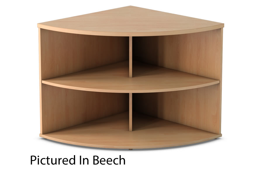 View Beech Desk High Radial Bookcase One Shelf Thames information