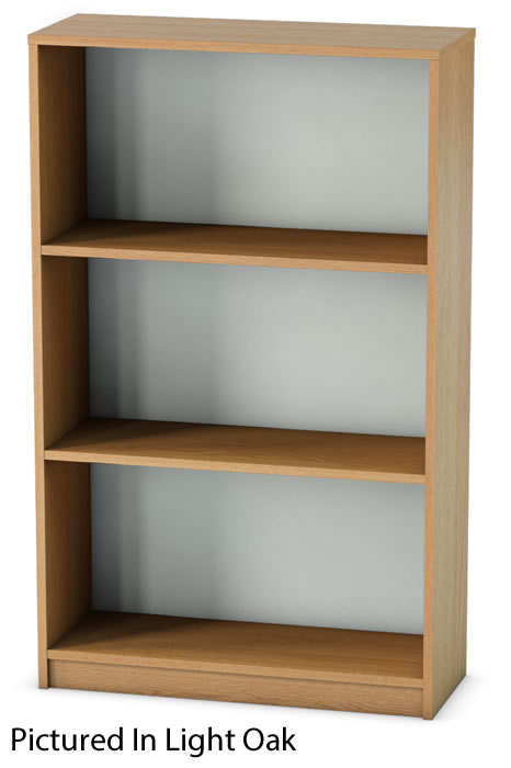 View Light Oak Office Bookcase 2 Adjustable Shelves Thames information