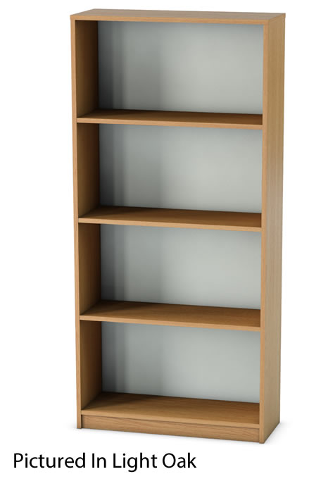 View Light Oak Office Bookcase 3 Adjustable Shelves Thames information