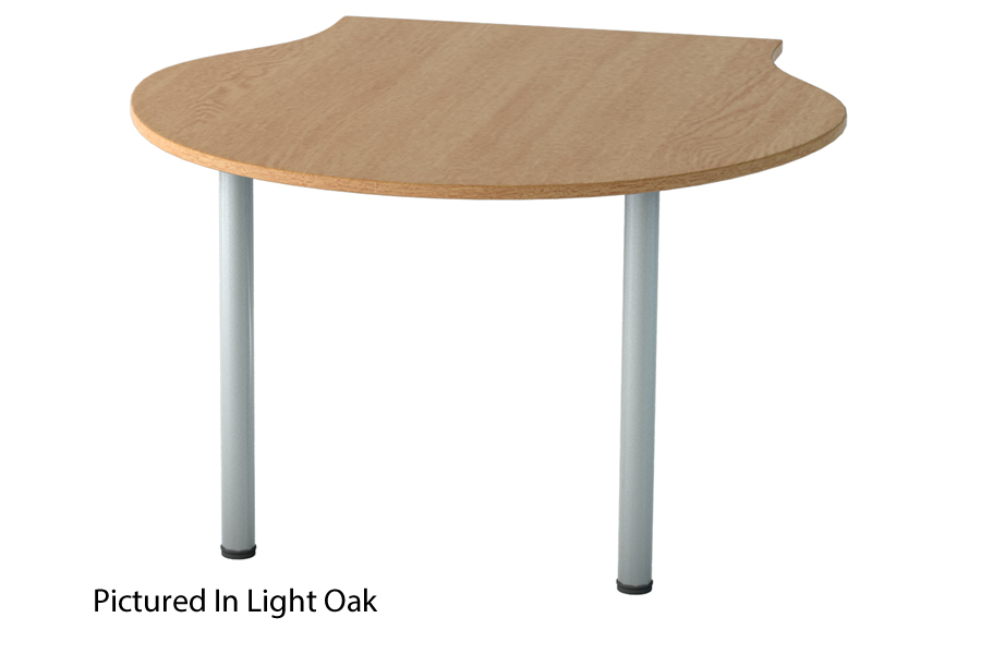 View Light Oak 1200mm Shell Meeting Point Extension Table information
