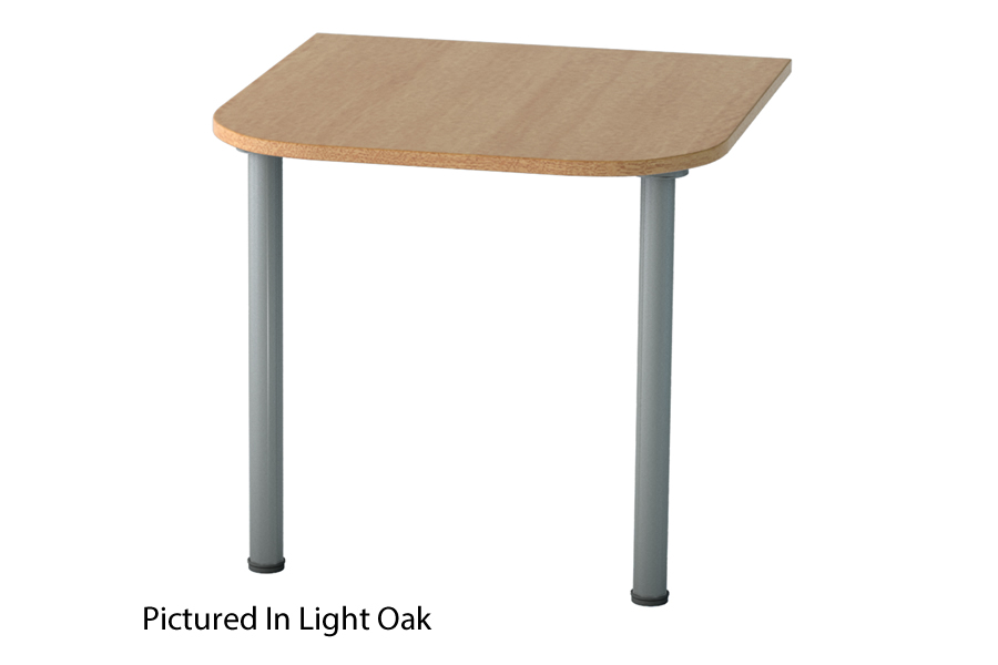 View Light Oak Square Meeting Table To Fit To Desk Thames information