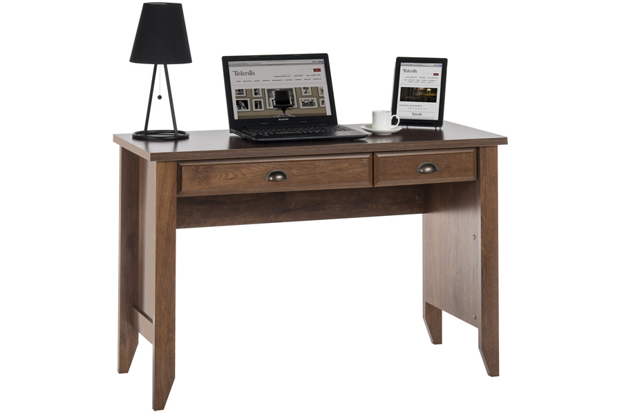 View Oak Home Office Laptop Desk With Storage Drawer Oiled Oak Finish information