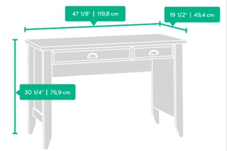 Laptop Desk Oiled Oak