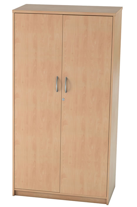 View Beech Tall Two Door Locking Cupboard 4 Wood Finishes Thames information