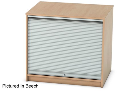 Thames Desk High Tambour Cupboard - Beech