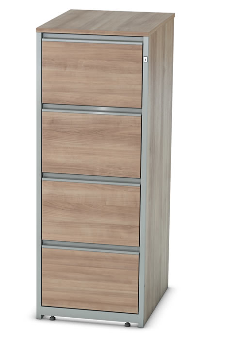 View Beech Four Drawer Filing Cabinet East Glide Drawers Lockable information