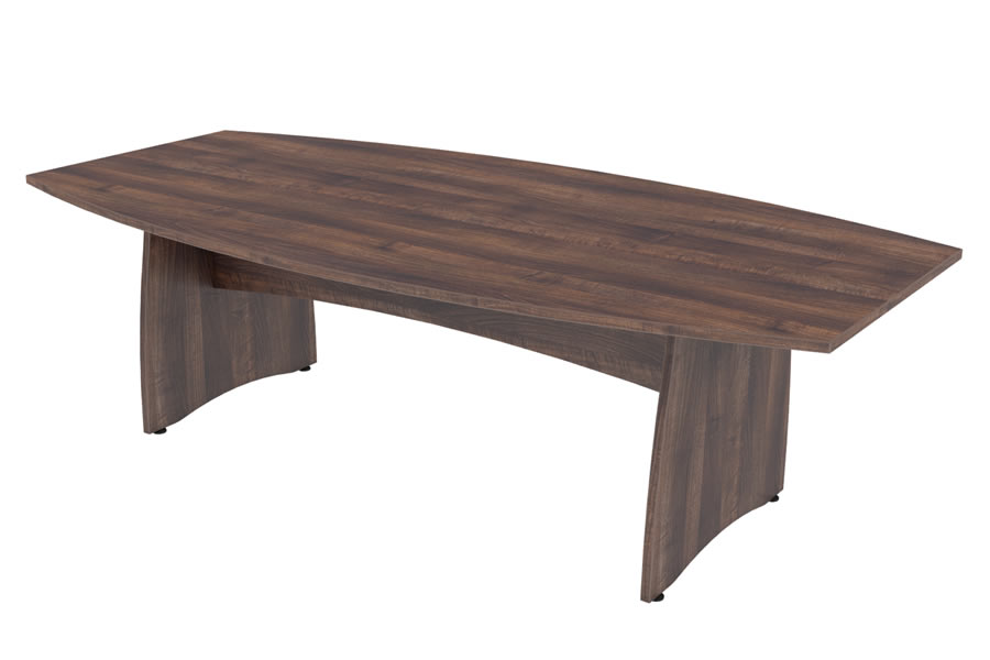 View Harmony Barrel Office Boardroom Table 1800mm or 2400mm Walnut information