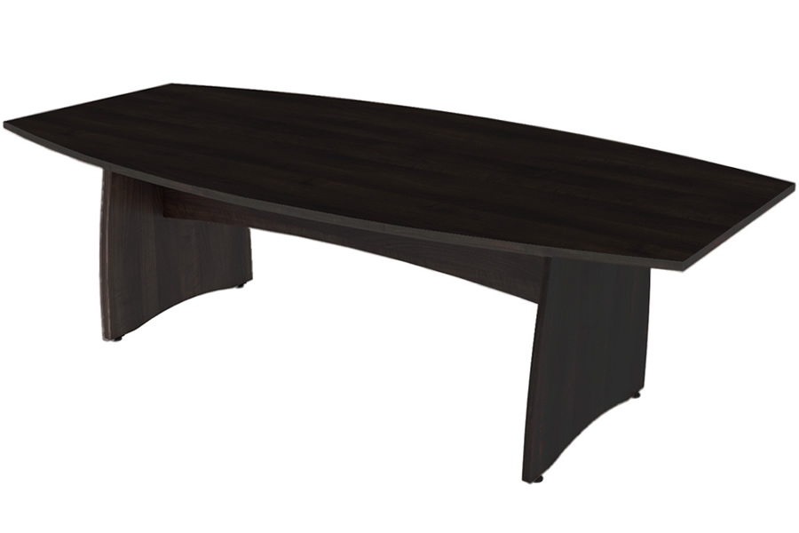 View 2400mm Black Office Boardroom Meeting Table Seats 10 People Nene Range information