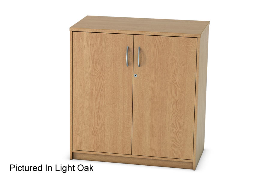 View Thames Light Oak Medium High Office Cupboard information