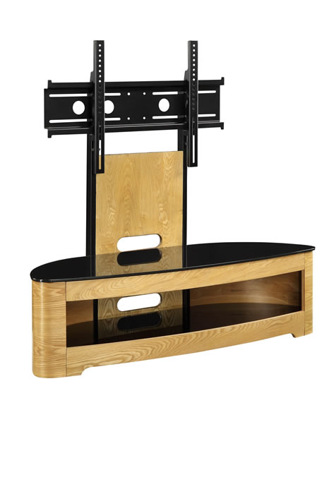 View Jual Curve Cantilever TV Stand With Fixing Bracket 3 Finishes information