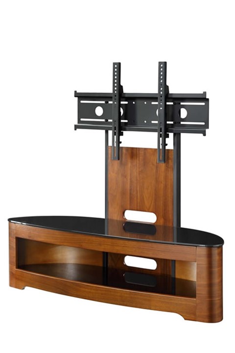 Curve Cantilever TV Stand - Walnut 