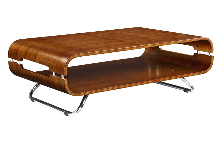 View Jual Curve Coffee Table Walnut or Beech Finish JF302 information