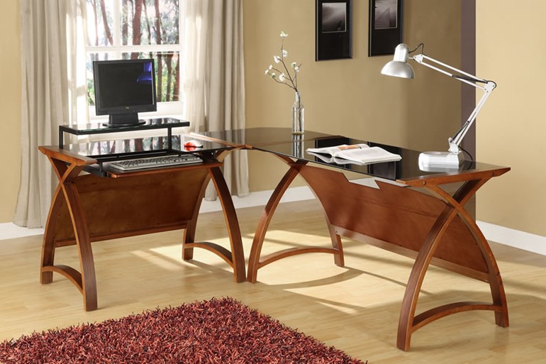 Curve Laptop Computer Desk