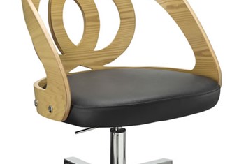 Curve Office Chair - Oak