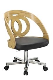 Curve Office Chair - Oak 