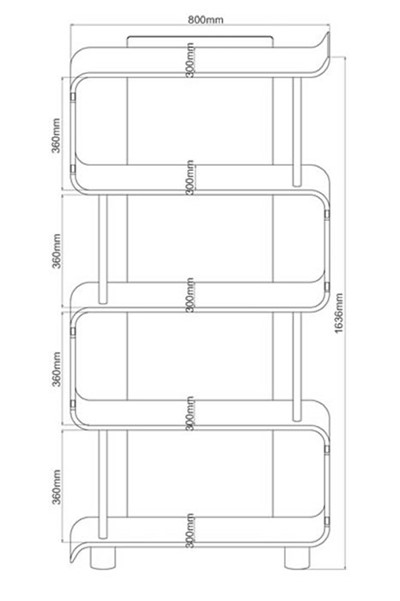 Curved Bookcase