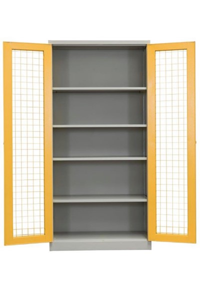 Mesh Metal Storage Cupboard