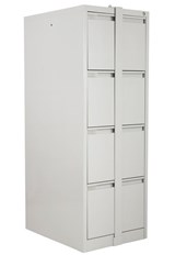 Steel Five Drawer Locking Filing Cabinets