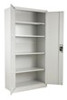 Economy Tall 2 Door Metal Cupboard