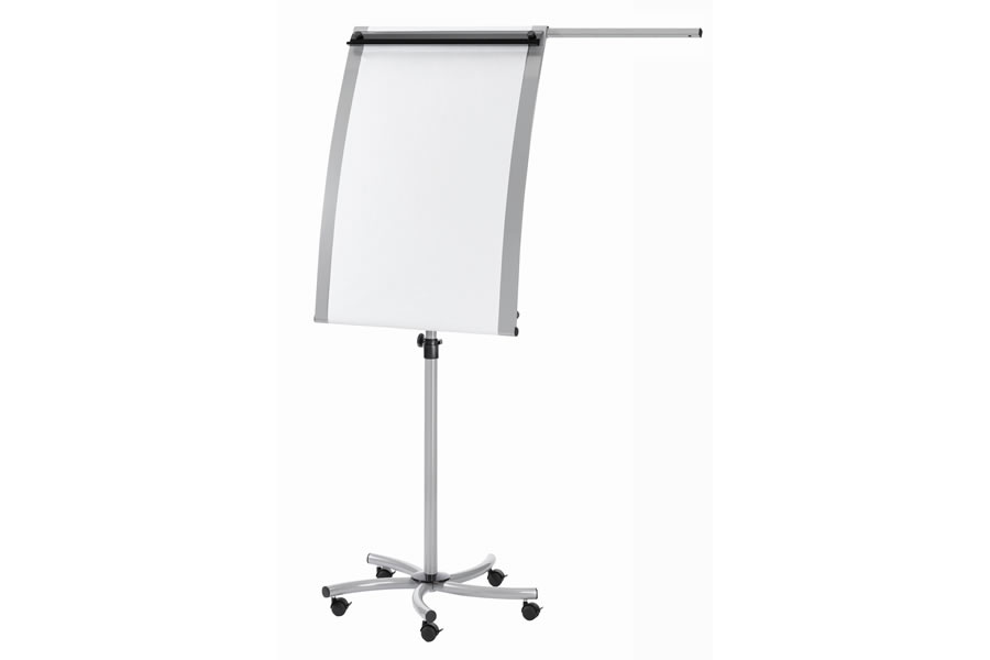 View Mobile Flip Presentation Chart Easel Extension To Add Additional Paper Fully Mobile On Easy Glide Wheels Steel Frame information