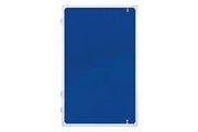 Indoor Display Cases - 600 x 900mm Single Door Blue
