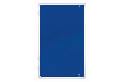Indoor Display Cases - 600 x 900mm Single Door Blue 