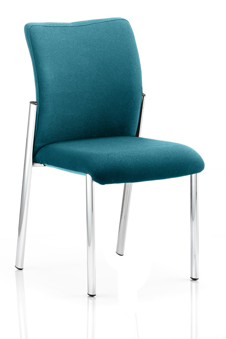 View Modern Fabric Upholstered Reception Visitor Chair Optimo information
