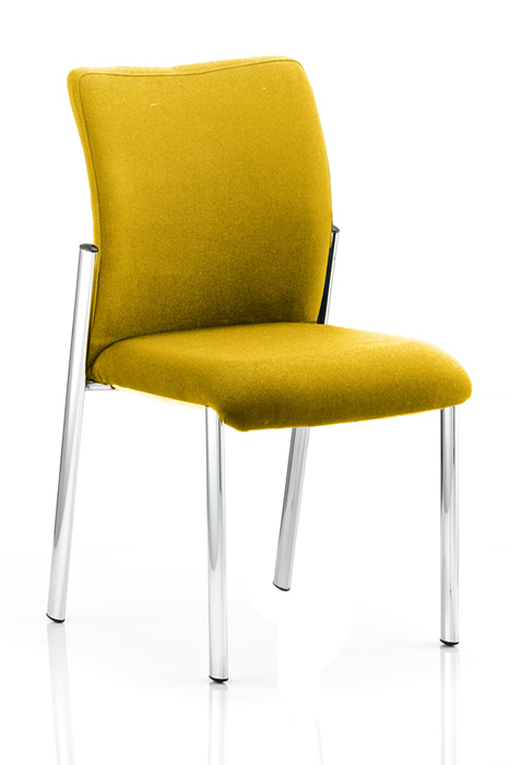 View Modern Fabric Upholstered Reception Visitor Chair Optimo information