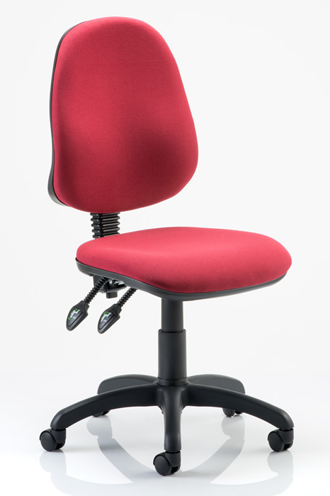 View Deeply Padded Operator Chair Seat Height Backrest Functions Vantage information