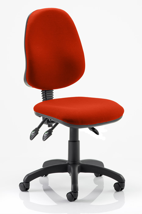 View Colourful Fabric MultiFunctional Task Office Chair Choice Of Arms Chiro Comfort information