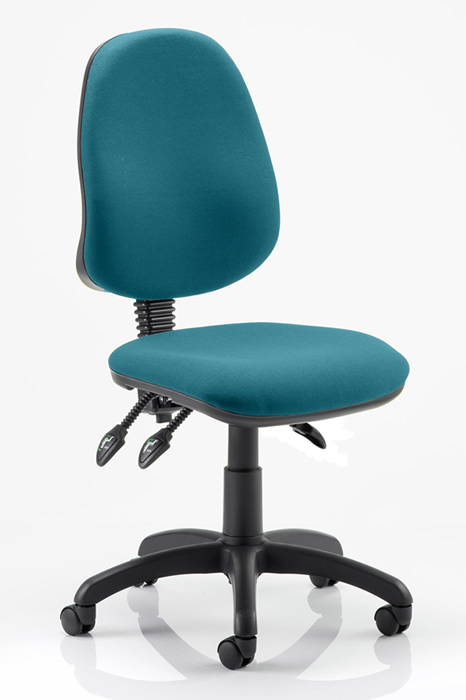 View Colourful Fabric MultiFunctional Task Office Chair Choice Of Arms Chiro Comfort information