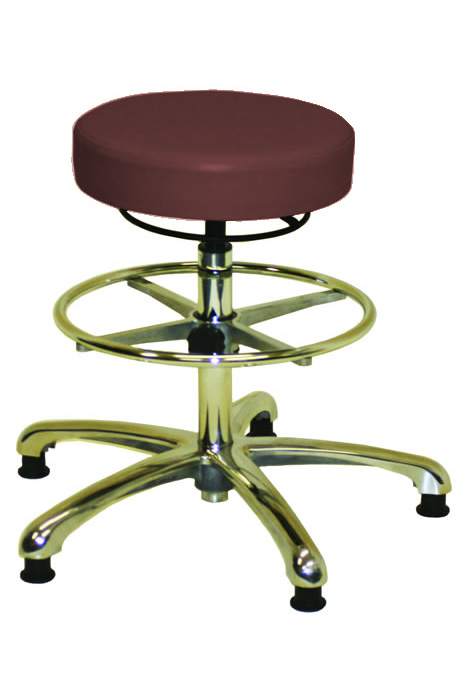 View Anatomic Chrome Laboratory Stool Flame Retardant Chilli information